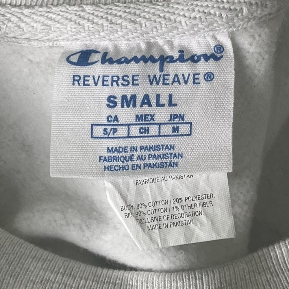 Vintage North Carolina Champion Sweatshirt Small Reverse Weave UNC 90s Y2K Gray - Picture 8 of 10